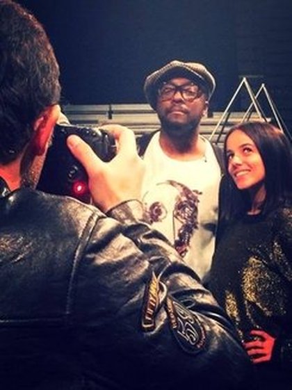 Alizée et Will.i.am en répétition 