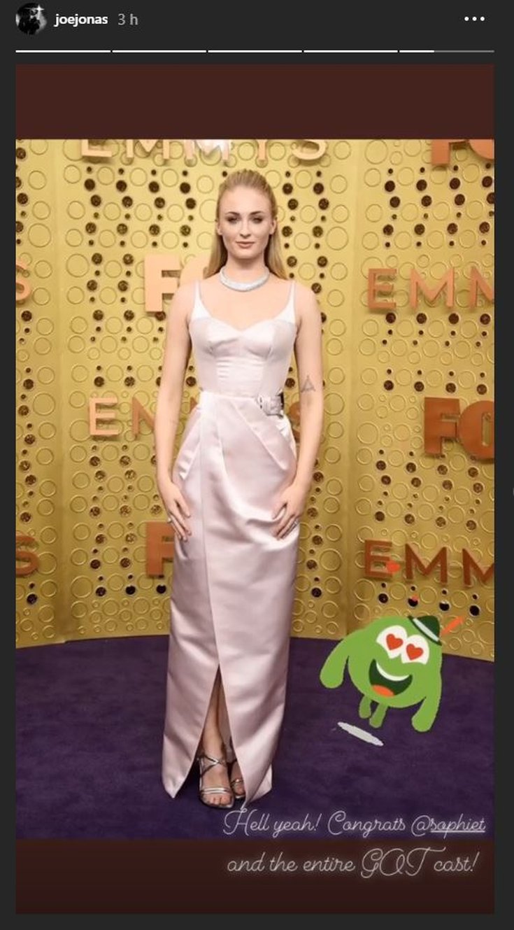 Joe Jonas, fier de son épouse Sophie Turner
