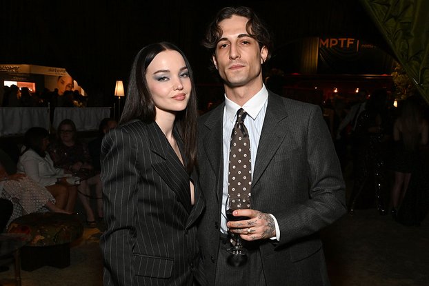 Dove Cameron et Damiano David le 14 mars 2026 au Fox Studio Lot, à Los Angeles, en Californie