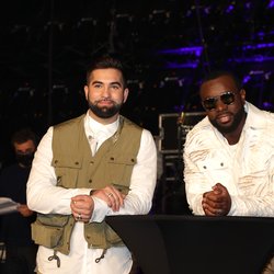 Gims et Kendji Girac - Backstage NRJ Music Awards Paris Edition