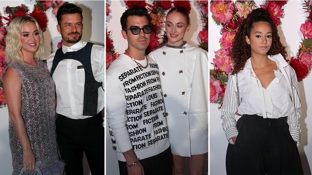 Katy Perry, Joe Jonas et Léna Situations réunis au défilé Louis Vuitton