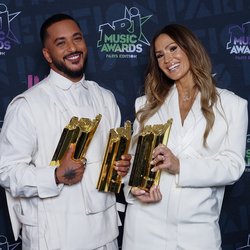 Vitaa & Slimane - Photocall NRJ Music Awards Paris Edition