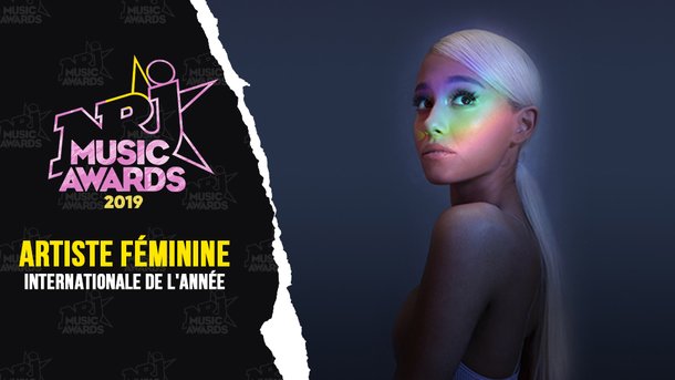 Ariana Grande remporte l’award «Artiste Féminine Internationale de l’Année»