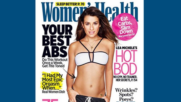 Lea Michele: sexy en couverture de Women's Health!
