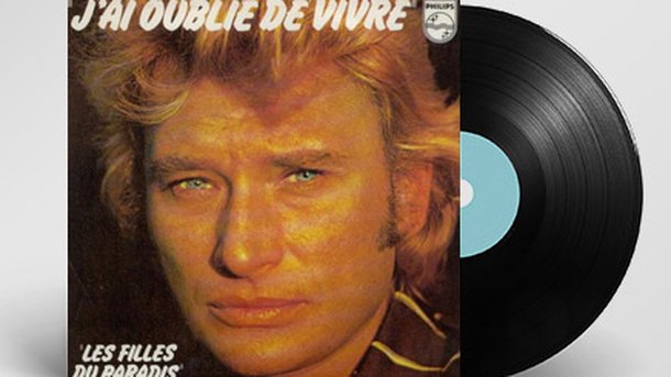 100% Vinyle : J'ai oublié de vivre - Johnny Hallyday