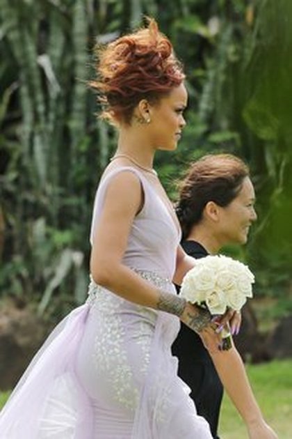 Rihanna au mariage de sa meilleure amie