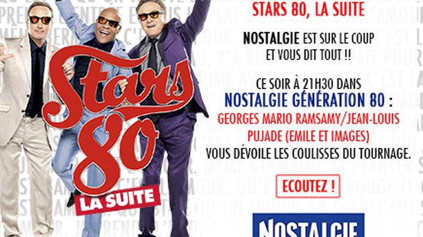 Coulisses du tournage "Stars 80, LA SUITE" avec Emile et Images