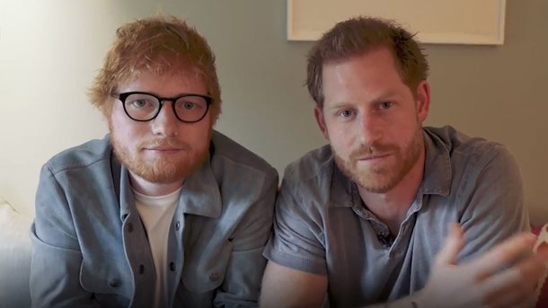 Quand Ed Sheeran débarque chez le prince Harry pour la bonne cause