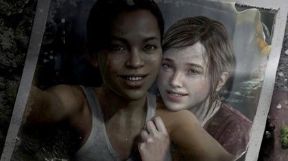 Ellie et Riley dans The Last of Us: Left Behind