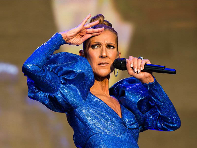 Celine Dion 2022 Cheveux Gris