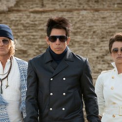 Owen Wilson (Hansel), Ben Stiller (Derek Zoolander) et Penelope Cruz (Valentina Valencia)