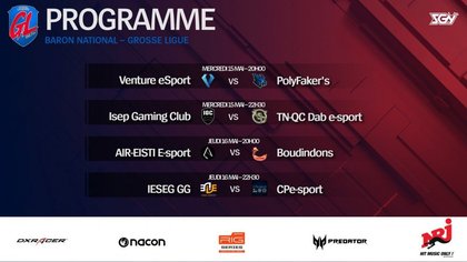 League Of Legends - La Grosse Ligue - split 2 : les matchs de la semaine