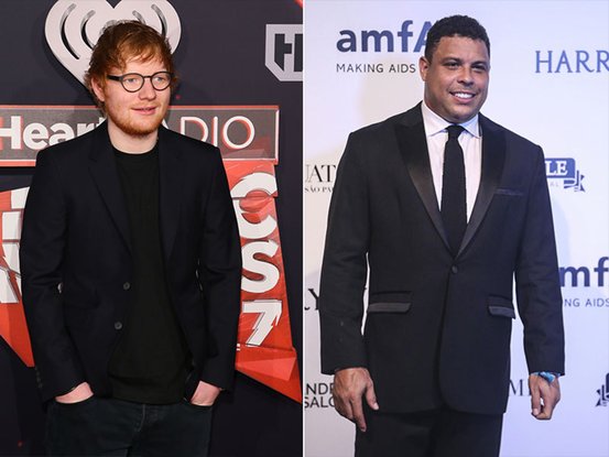 Ed Sheeran et Ronaldo
