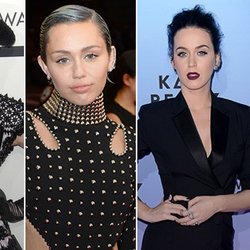 Madonna, Miley Cyrus et Katy Perry
