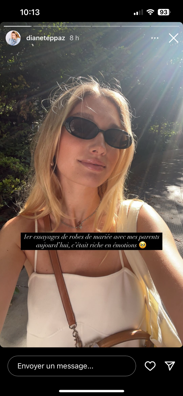 @dianeteppaz / 3 septembre 2024 en story