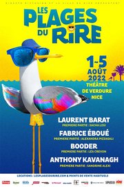 Les Plages du rire 2022- Du 1er au 5 août 2022 - Théâtre de Verdure à Nice