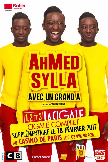 Ahmed Sylla La Cigale Casino de Paris avec Rire & Chansons