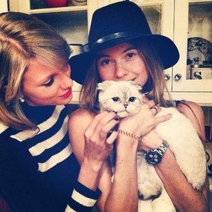 Behati Prinsloo: Can we please talk about @taylorswift perfect cats.....