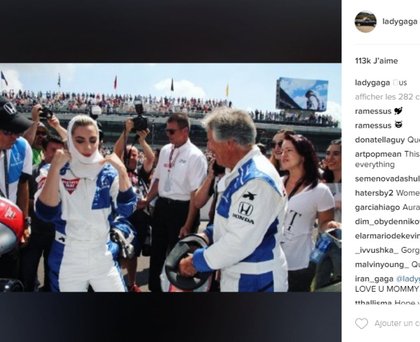 Lady Gaga en IndyCar