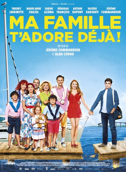 Ma famille t'adore déjà - affiche