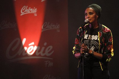 Imany sur la scène du Concert Pop Love