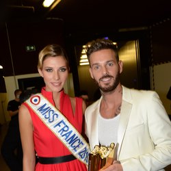 Camille Cerf (Miss France 2015) et M Pokora - NRJ Music Awards 2015