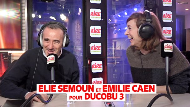 L'interview d'Elie Semoun et Emilie Caen à propos du film Ducobu 3