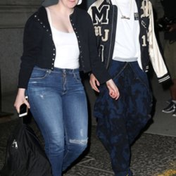 Lena Dunham et son petit-ami @ New-York