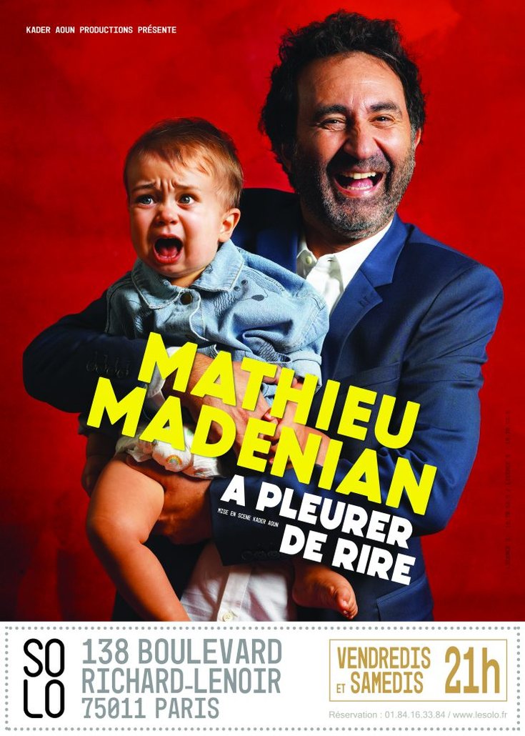 affiche Mathieu Madénian - à pleurer de rire