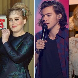 Adele, Harry Styles et Jennifer Lawrence