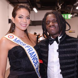 Miss France 2019 et Salif Guere - Backstage NRJ Music Awards 2019