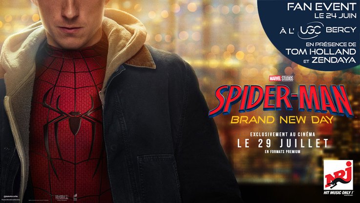 🕷️ Spider-Man: Brand New Day : gagnez vos invitations pour rencontrer Tom Holland et Zendaya !