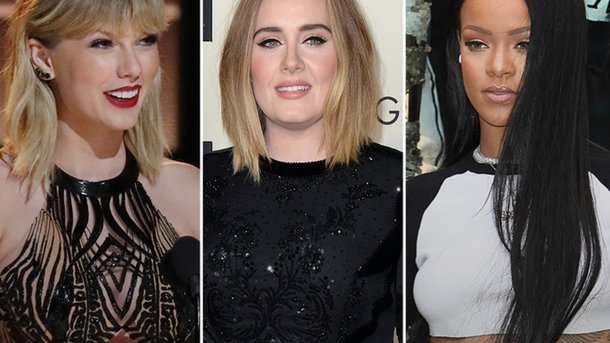 Taylor Swift mieux payée que Rihanna et Adele en 2016!