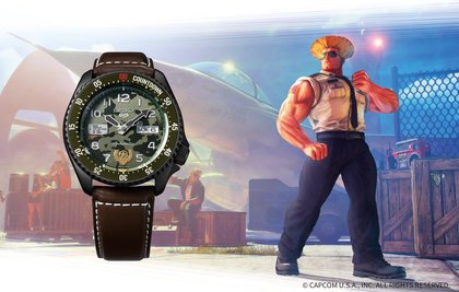 montre Seiko X Street Fighter V