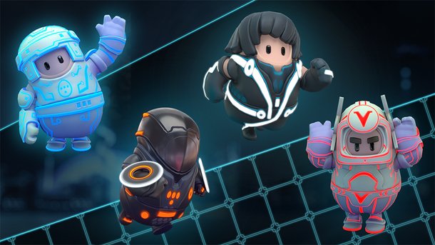 Fall Guys x Disney : des costumes TRON prévus dès la semaine prochaine