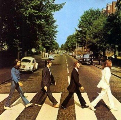 the beatles pochette de l'album abbeyroad
