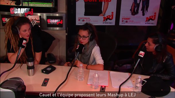 Cauet et l'équipe proposent leurs Mashup à LEJ