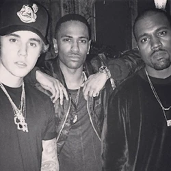 Justin Bieber, Kanye West et Big Sean 