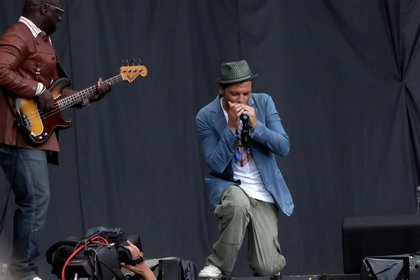 Christophe Maé en première partie de Johnny Hallyday (2009)