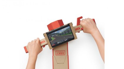 Conduire une moto dans Nintendo Labo Multi Kit