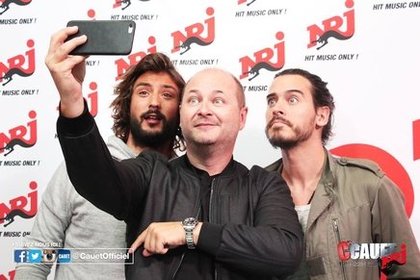 Mardi 3 Mai avec les Fréro Delavega - C Cauet sur NRJ