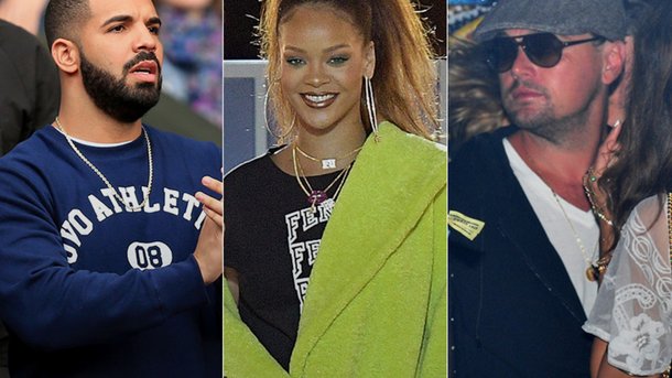 Drake, Rihanna et Leonardo DiCaprio : les ex réunis en soirée!