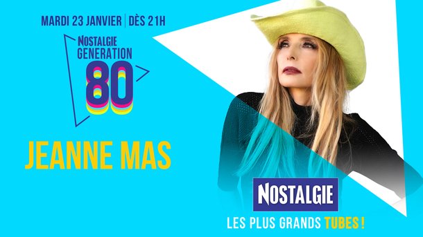 Jeanne Mas est l'invitée exceptionnelle de Nostalgie Génération 80