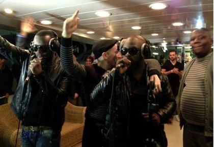 Sur le Yacht avec Cauet