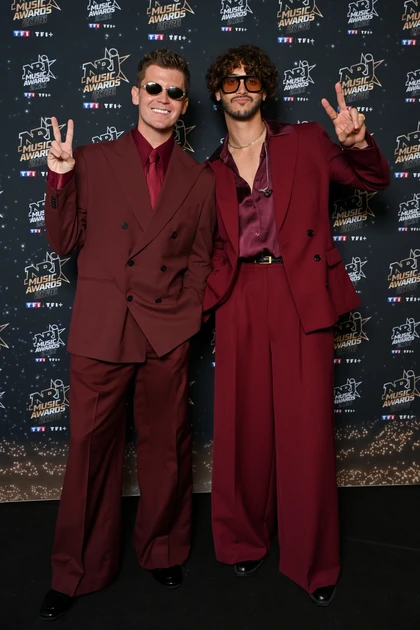 Jamie Miller et Antonio Cipriano - Le photocall - NRJ Music Awards 2026