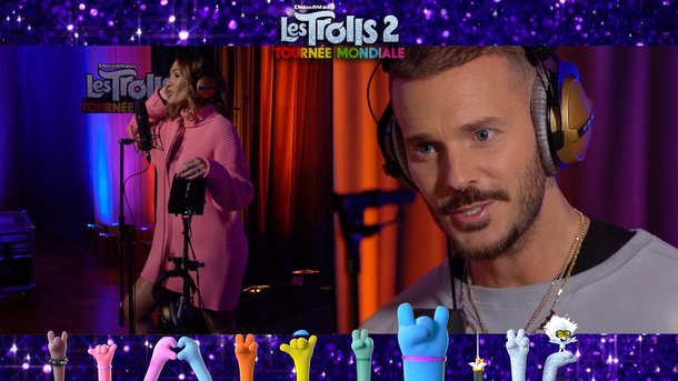 VIDÉO - Vitaa et Matt Pokora réunis en chanson pour “Les Trolls 2 : Tournée Mondiale” !