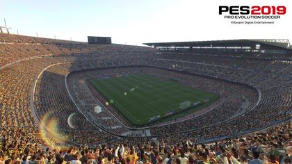 Le Camp Nou sur PES 2019.