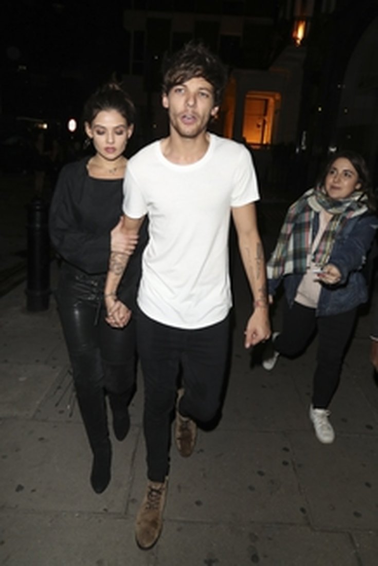 Louis Tomlinson et Danielle Campbell à Londres le 25 octobre 2016