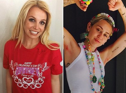 Britney Spears et Miley Cyrus