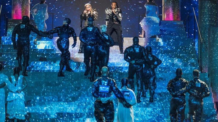 Madonna chante à l'Eurovision!